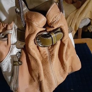 B Makowsky leather handbag